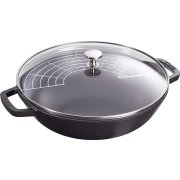 Staub WOK se skleněnou poklicí 30 cm, černá